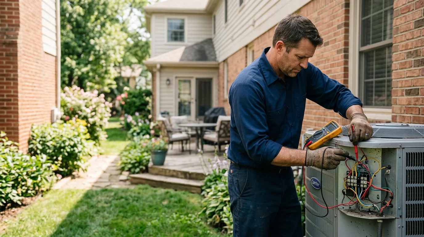 HVAC technician working near Oxford, NJ
